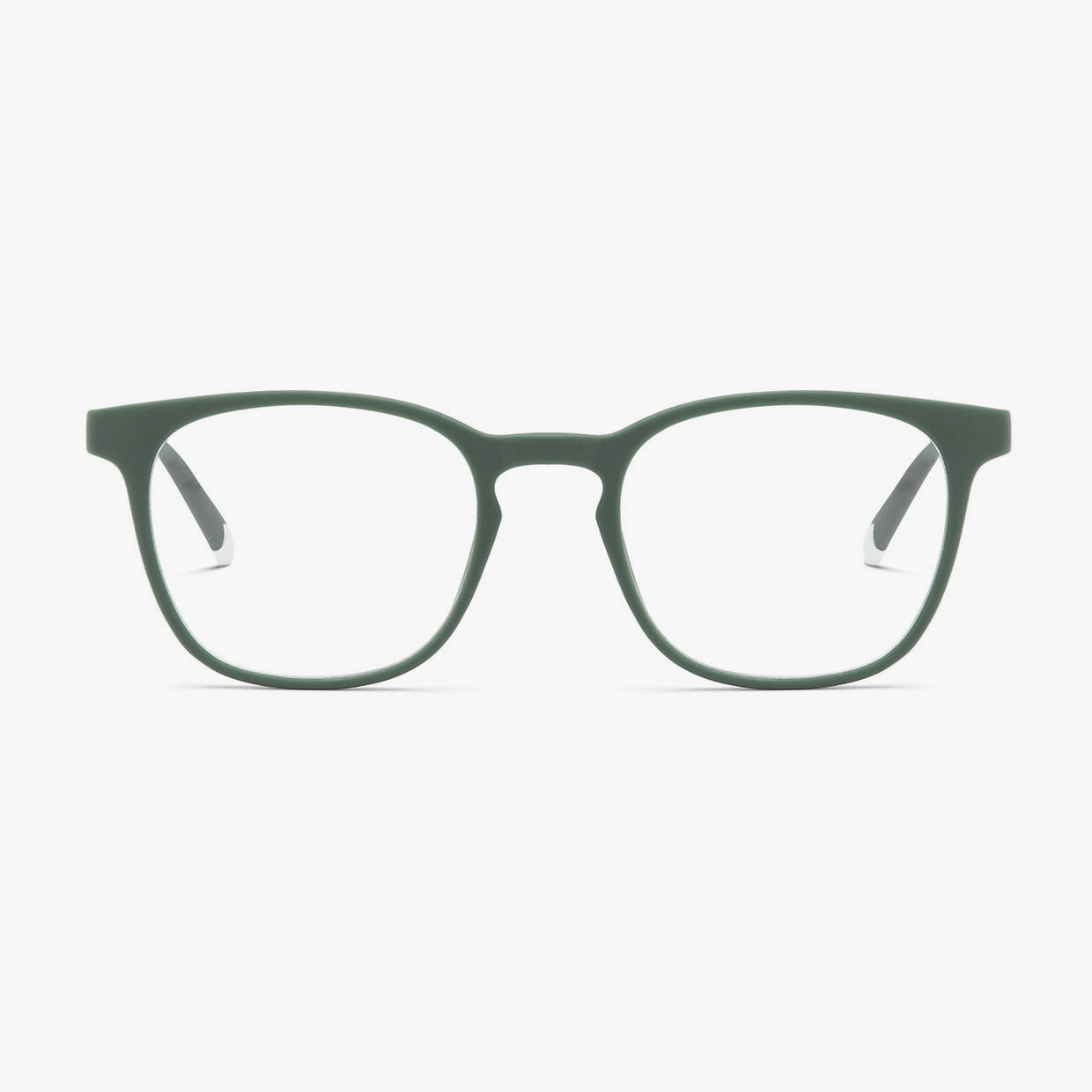 BARNER Dalston - Matte Dark Green Blue Light Reading Glasses