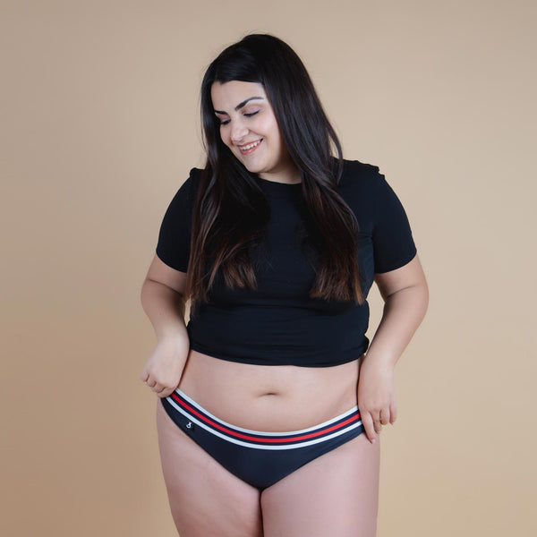 XULA Eco Period Underwear | Emma Rubi Panty + Moderate Flow Pad Pack