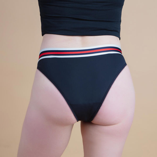 XULA Eco Period Underwear | Emma Rubi Panty + Moderate Flow Pad Pack