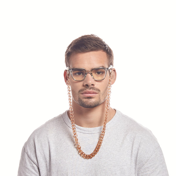 The Book Club Chunky Eyewear/Mask Chain - Tan