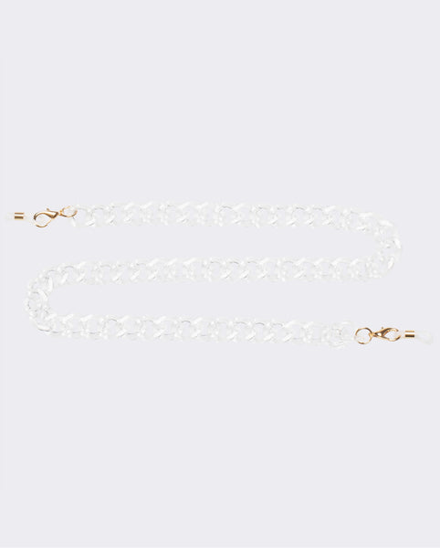 The Book Club Chunky Eyewear/Mask Chain - Clear