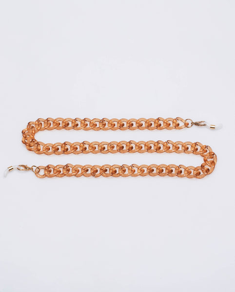 The Book Club Chunky Eyewear/Mask Chain - Tan