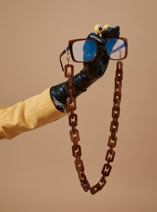 The Book Club Chunky Chain - Tawny Tort - PresenceConcept.com