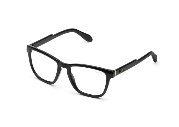 QUAY AUSTRALIA HARDWIRE BLACK/CLEAR BLUE LIGHT