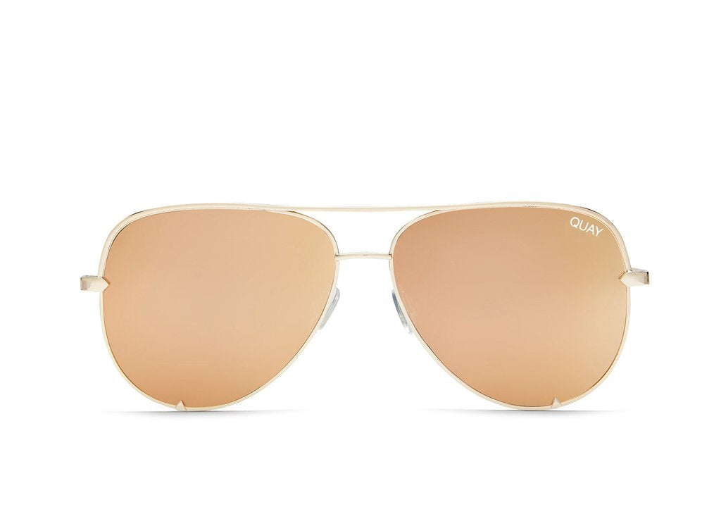 QUAY AUSTRALIA HIGH KEY MINI GOLD/GOLD
