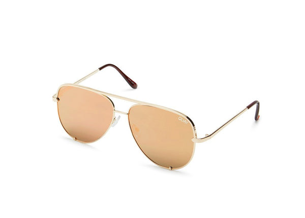 QUAY AUSTRALIA HIGH KEY MINI GOLD/GOLD