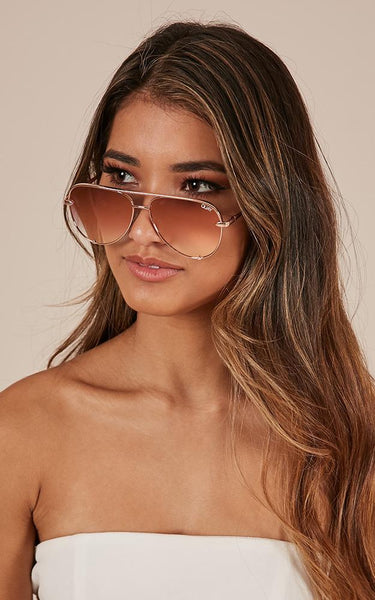 QUAY AUSTRALIA - HIGH KEY MINI ROSE/COPPER FADE - PresenceConcept.com
