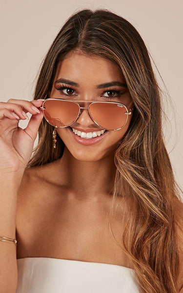 QUAY AUSTRALIA - HIGH KEY MINI ROSE/COPPER FADE - PresenceConcept.com
