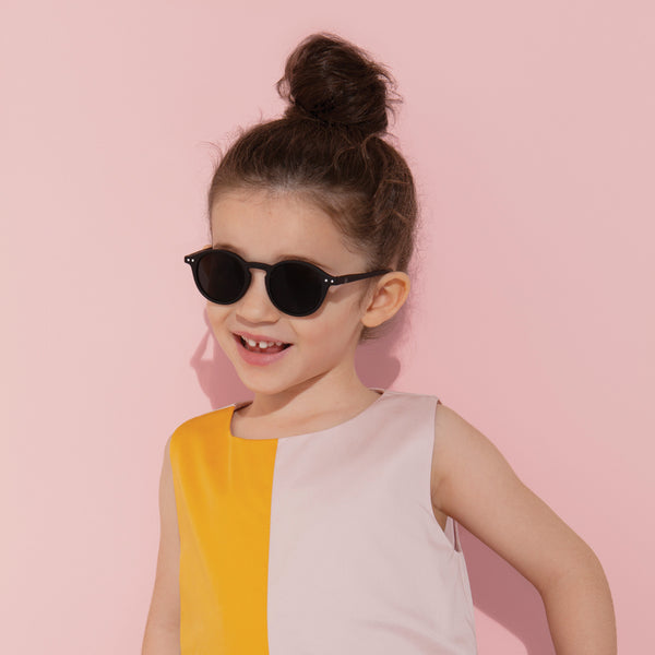 IZIPIZI #D SUN JUNIOR (Children 5-10 Years) Black Kids Sunglasses