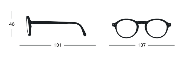 IZIPIZI #F READING Tortoise Foldable Reading Glasses