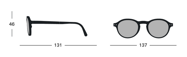 IZIPIZI #F SUN Tortoise Folding Sunglasses
