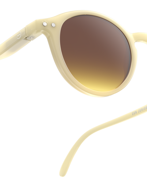 IZIPIZI #D SUN JUNIOR (Children 5-10 Years) Glossy Ivory Kids Sunglasses (Daydream Collection)