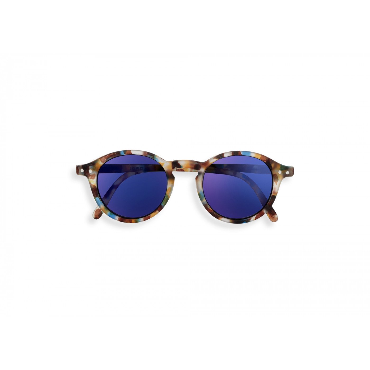 IZIPIZI #D SUN JUNIOR (Children 5-10 Years) Blue Tortoise Mirror Sunglasses