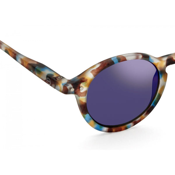 IZIPIZI #D SUN JUNIOR (Children 5-10 Years) Blue Tortoise Mirror Sunglasses