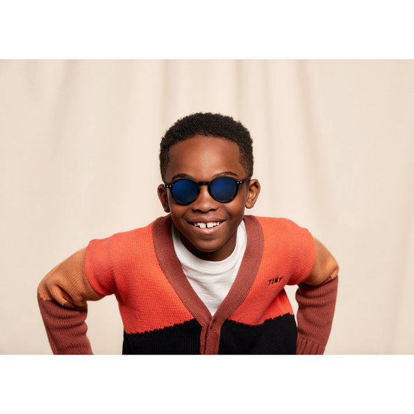 IZIPIZI #D SUN JUNIOR (Children 5-10 Years) Blue Tortoise Mirror Sunglasses