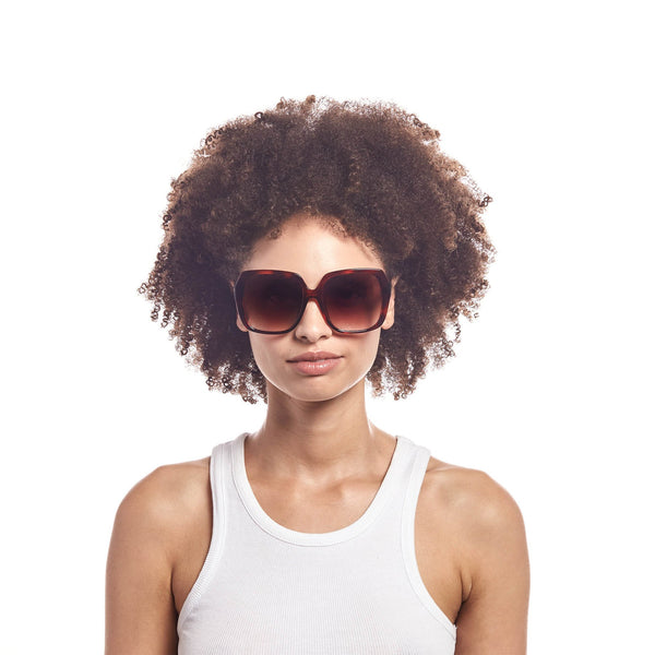 LE SPECS Frofro Alt Fit Square Sunglasses - Toffee Tort | PresenceConcept.com