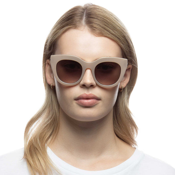 LE SPECS AIR HEART Oatmeal Sunglasses | PresenceConcept.com