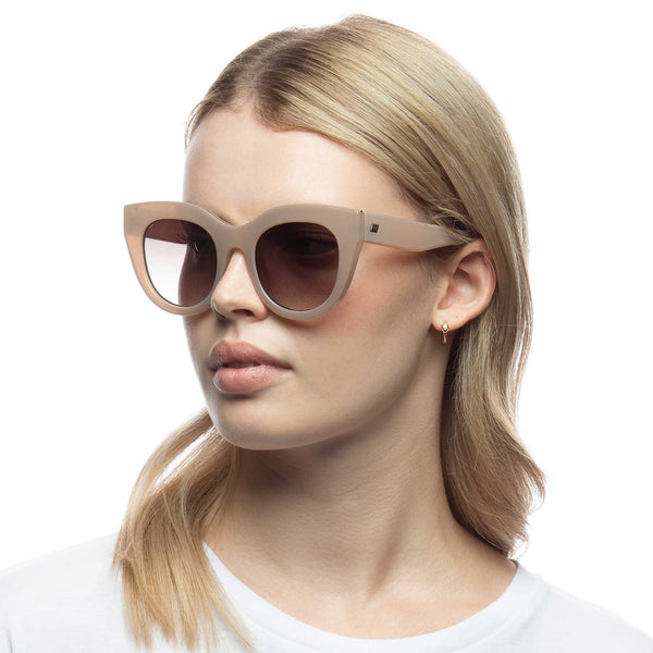 LE SPECS AIR HEART Oatmeal Sunglasses | PresenceConcept.com