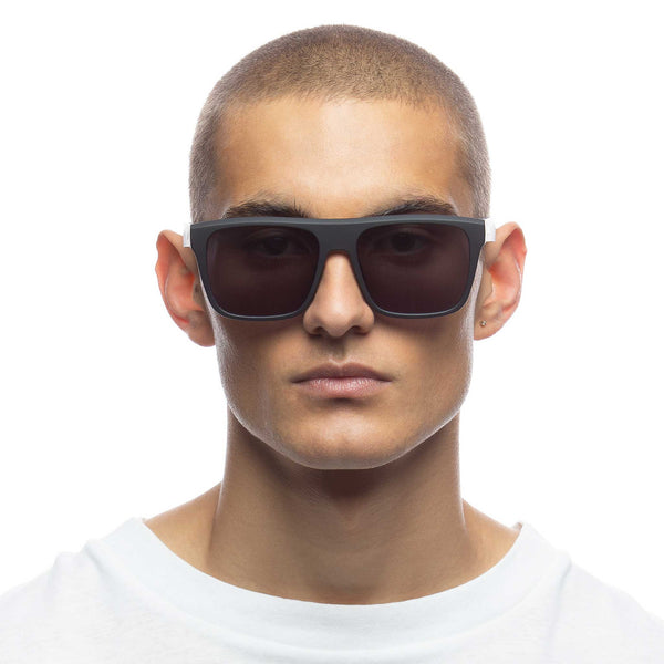 LE SPECS ARISTOPLASTIC Matte Black Sunglasses | PresenceConcept.com
