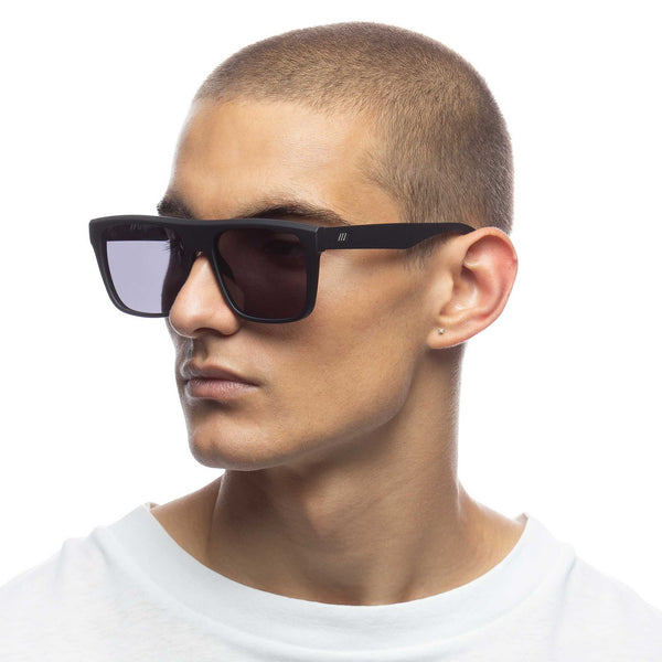 LE SPECS ARISTOPLASTIC Matte Black Sunglasses | PresenceConcept.com