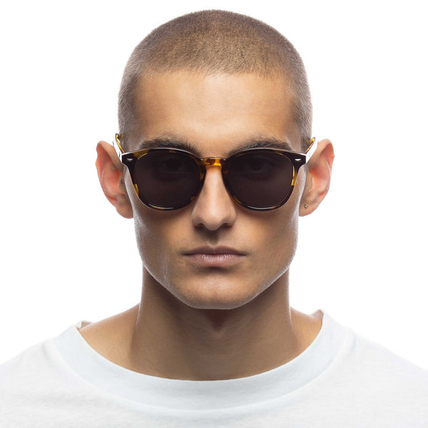 LE SPECS BANDWAGON Syrup Tort Sunglasses | PresenceConcept.com