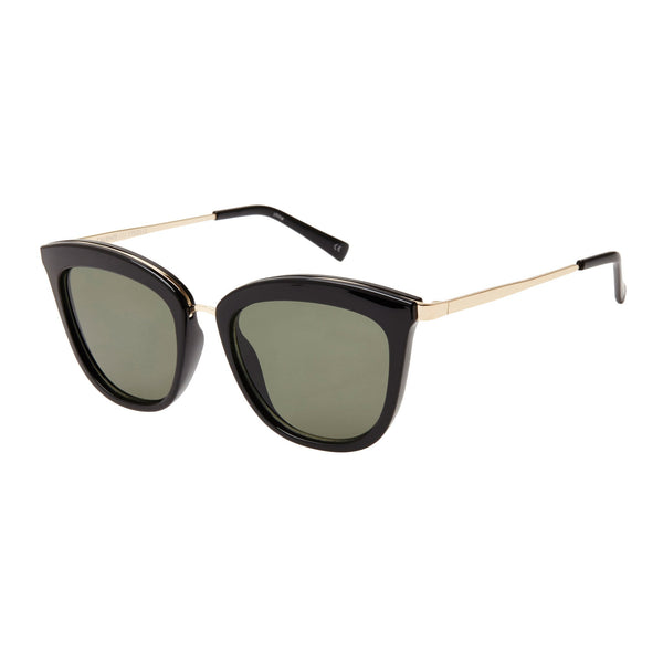 LE SPECS CALIENTE Black Gold Sunglasses | PresenceConcept.com