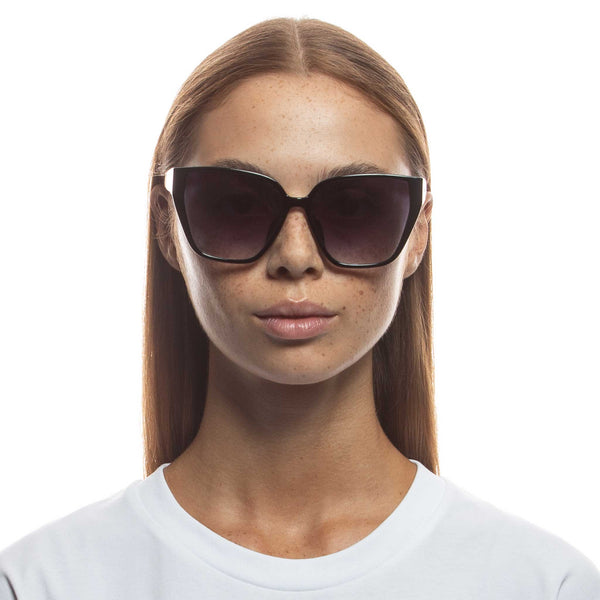 LE SPECS FASH-HUN ALT FIT Shiny Black Sunglasses | PresenceConcept.com