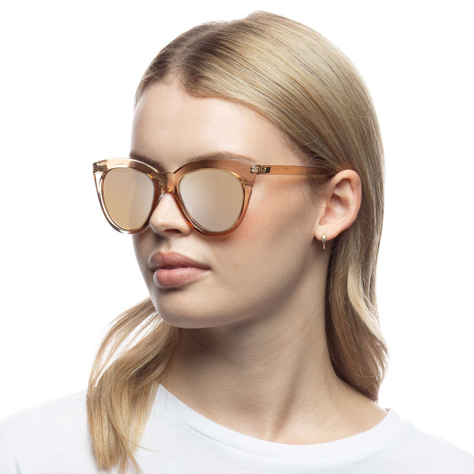 Le Specs Halfmoon Magic Copper Sunglasses