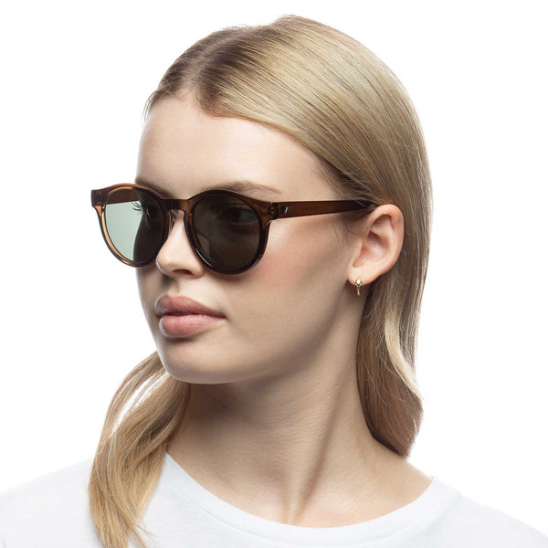 LE SPECS HEY MACARENA Olive Sunglasses | PresenceConcept.com