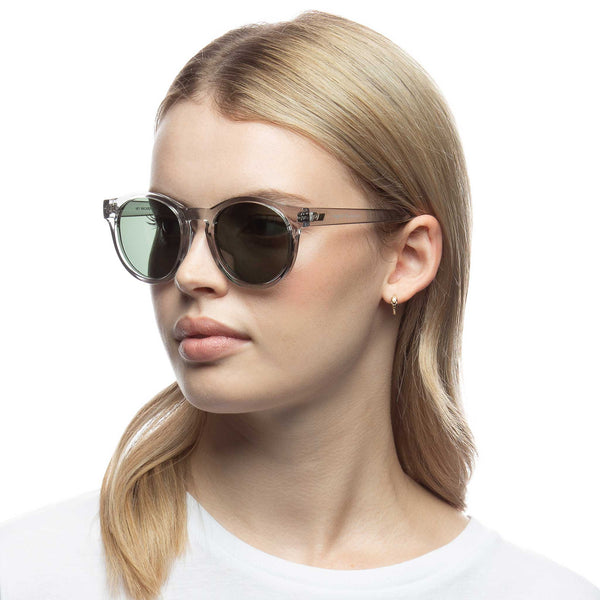 LE SPECS HEY MACARENA Pewter Polarized Sunglasses | PresenceConcept.com