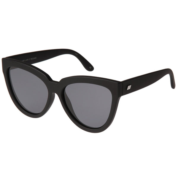 LE SPECS LIAR LAIR Black Rubber Polarized Sunglasses | PresenceConcept.com