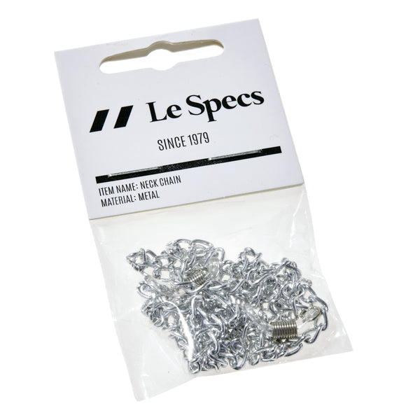 LE SPECS NECK CHAIN Fine Silver Sunnies Chain | PresenceConcept.com