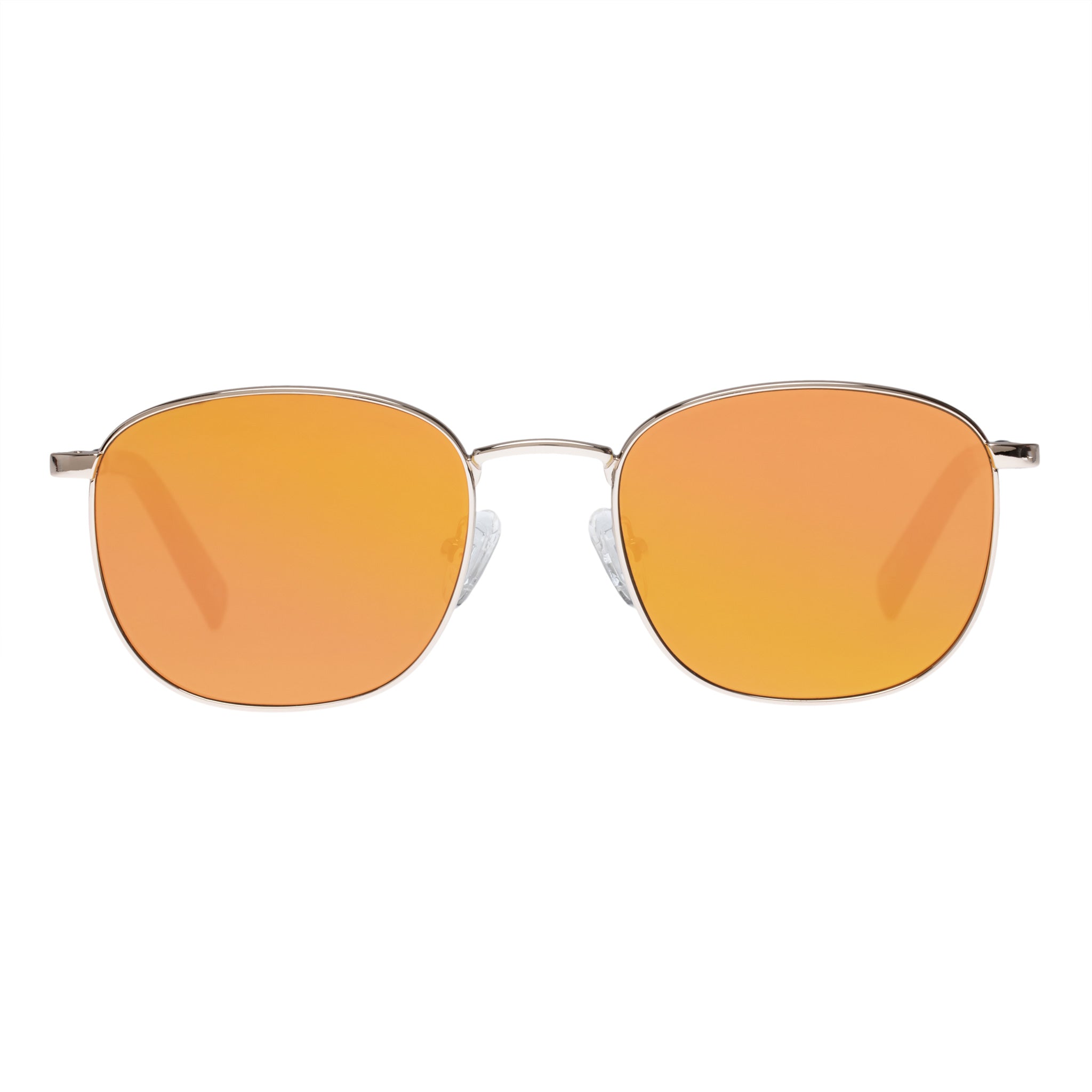 LE SPECS NEPTUNE DEUX Gold Brass Mirror Sunglasses | PresenceConcept.com