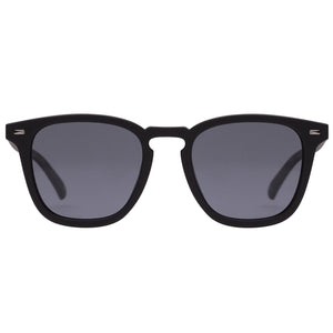 LE SPECS NO BIGGIE Black Rubber Polarized Sunglasses | PresenceConcept.com