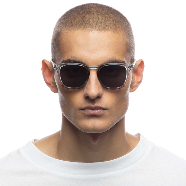 LE SPECS NO BIGGIE Pewter Sunglasses | PresenceConcept.com