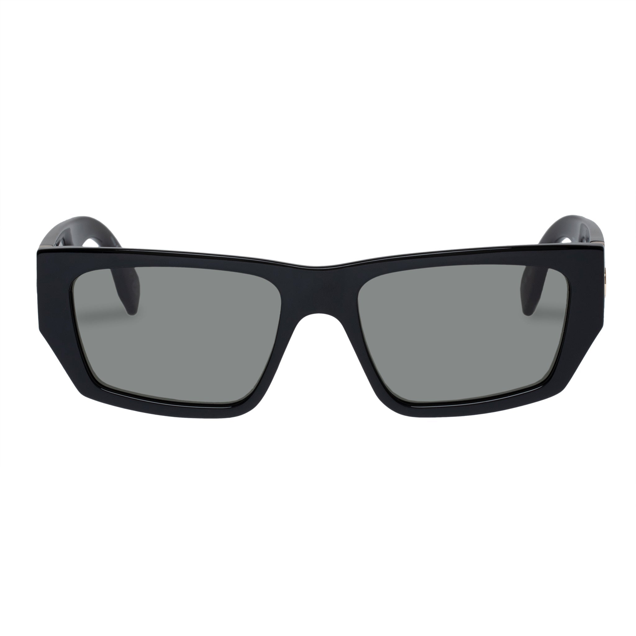 LE SPECS PLASTIC MEASURES Black (Le Sustain Collection) Sunglasses | PresenceConcept.com