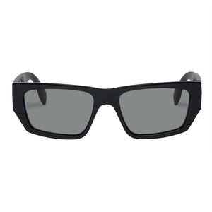 LE SPECS PLASTIC MEASURES Black (Le Sustain Collection) Sunglasses | PresenceConcept.com