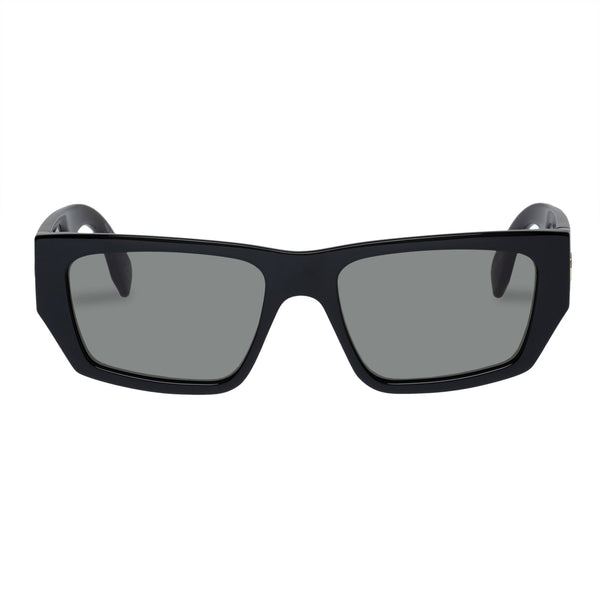 LE SPECS PLASTIC MEASURES Black (Le Sustain Collection) Sunglasses | PresenceConcept.com