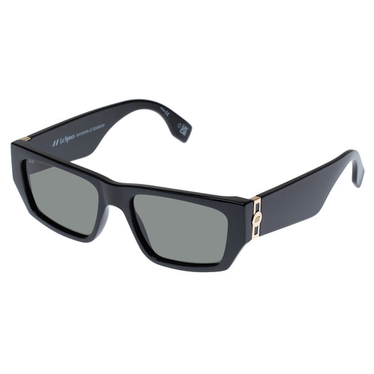 LE SPECS PLASTIC MEASURES Black (Le Sustain Collection) Sunglasses | PresenceConcept.com