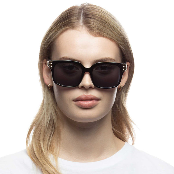 LE SPECS SHELL SHOCKED Black Sunglasses | PresenceConcept.com