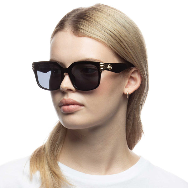 LE SPECS SHELL SHOCKED Black Sunglasses | PresenceConcept.com