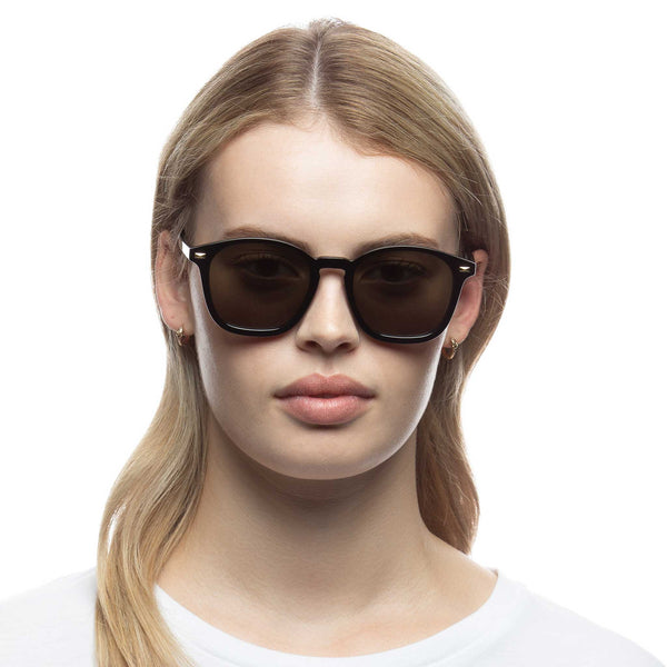 LE SPECS SIMPLASTIC Black (Le Sustain Collection) Sunglasses | PresenceConcept.com