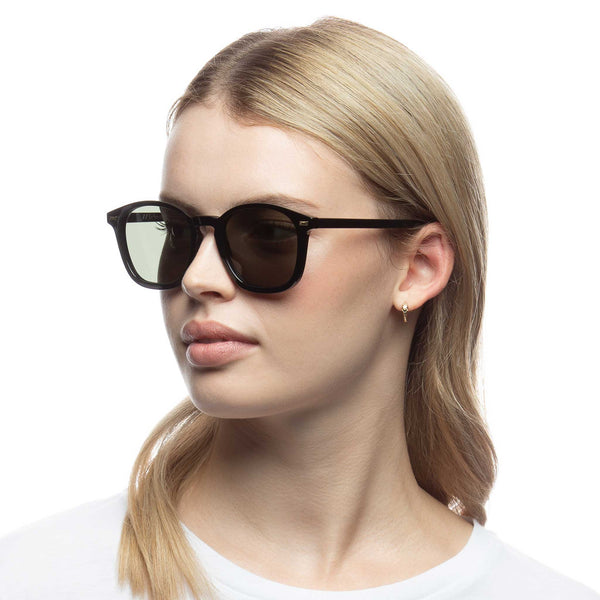 LE SPECS SIMPLASTIC Black (Le Sustain Collection) Sunglasses | PresenceConcept.com