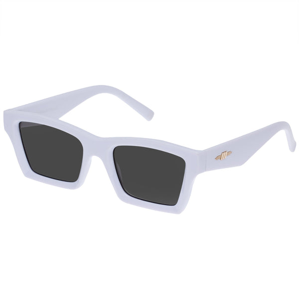 LE SPECS SOMETHING White Sunglasses | PresenceConcept.com