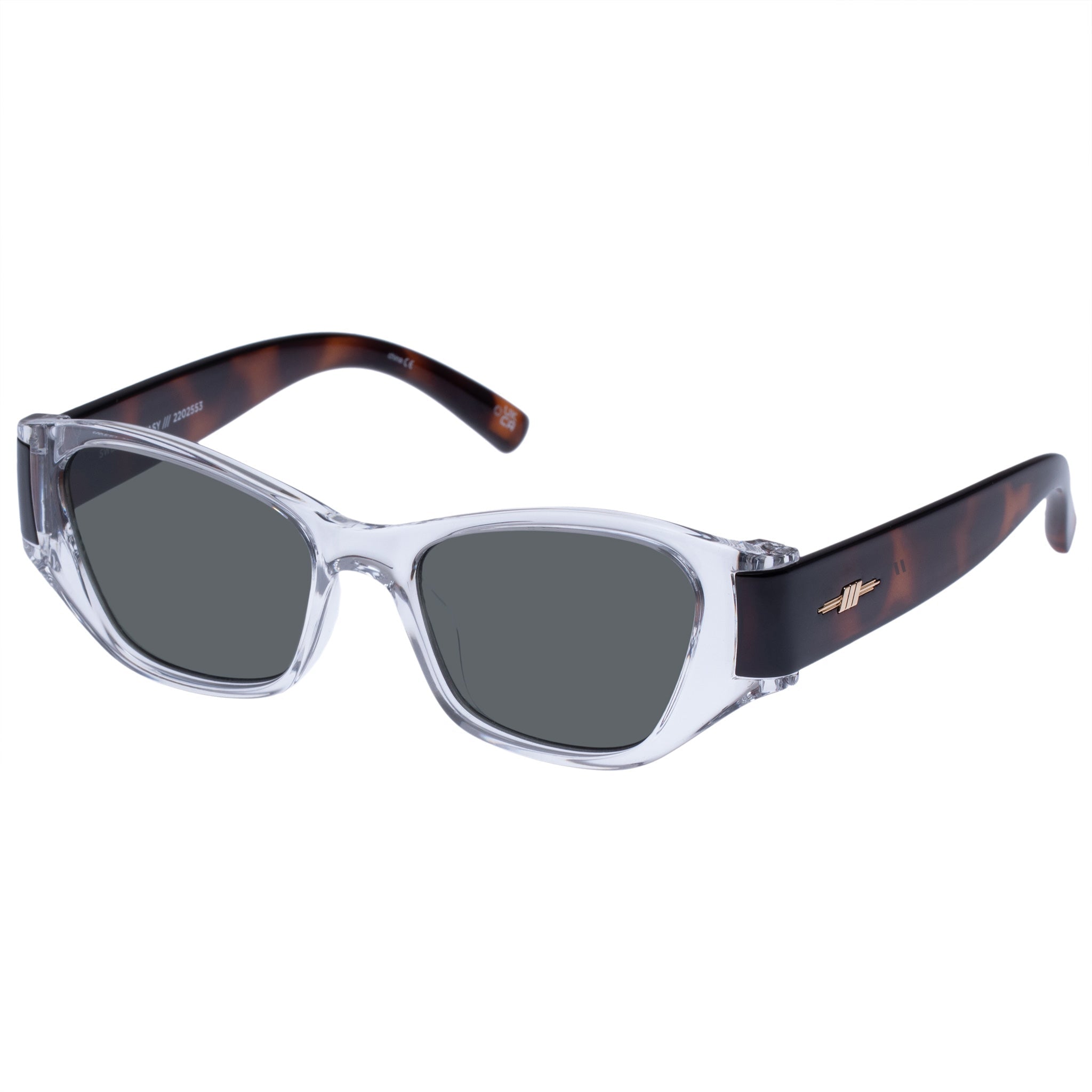 LE SPECS SWEET FANTASY Crystal Clear/Tort Sunglasses | PresenceConcept.com