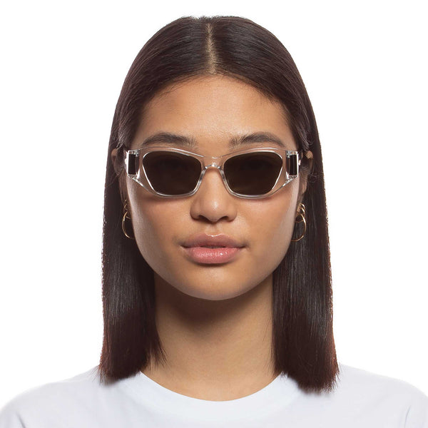 LE SPECS SWEET FANTASY Crystal Clear/Tort Sunglasses | PresenceConcept.com