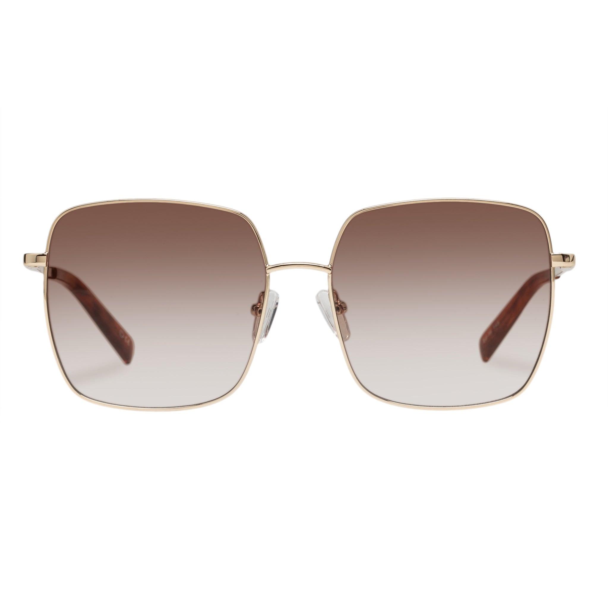 LE SPECS THE CHERISHED Gold Tan Grad Sunglasses | PresenceConcept.com