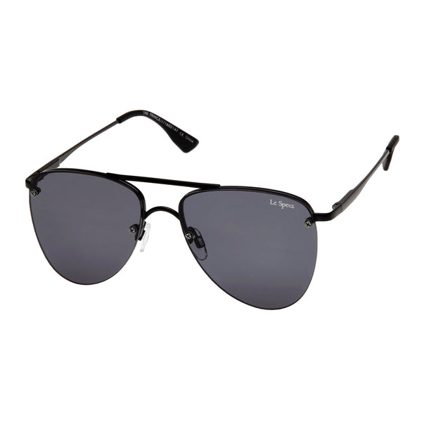 LE SPECS THE PRINCE Matte Black Sunglasses | PresenceConcept.com