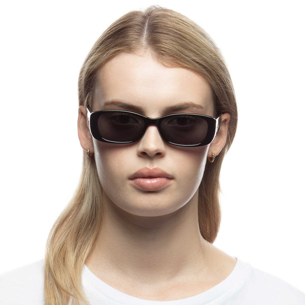 LE SPECS UNREAL Shiny Black Sunglasses | PresenceConcept.com