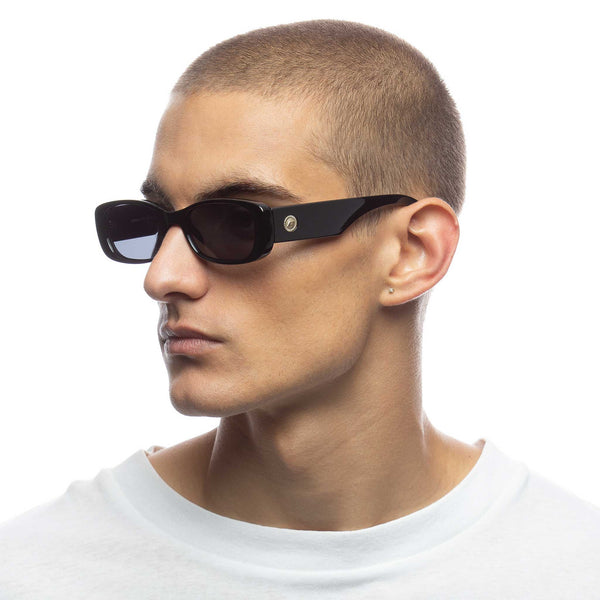 LE SPECS UNREAL Shiny Black Sunglasses | PresenceConcept.com